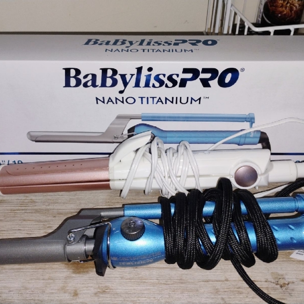 BaBylissPRO Nano Titanium Curling Iron Set